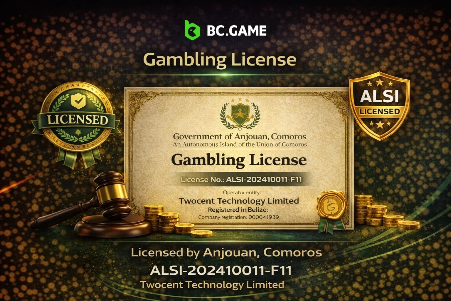 BC Game Licensing and Regulation