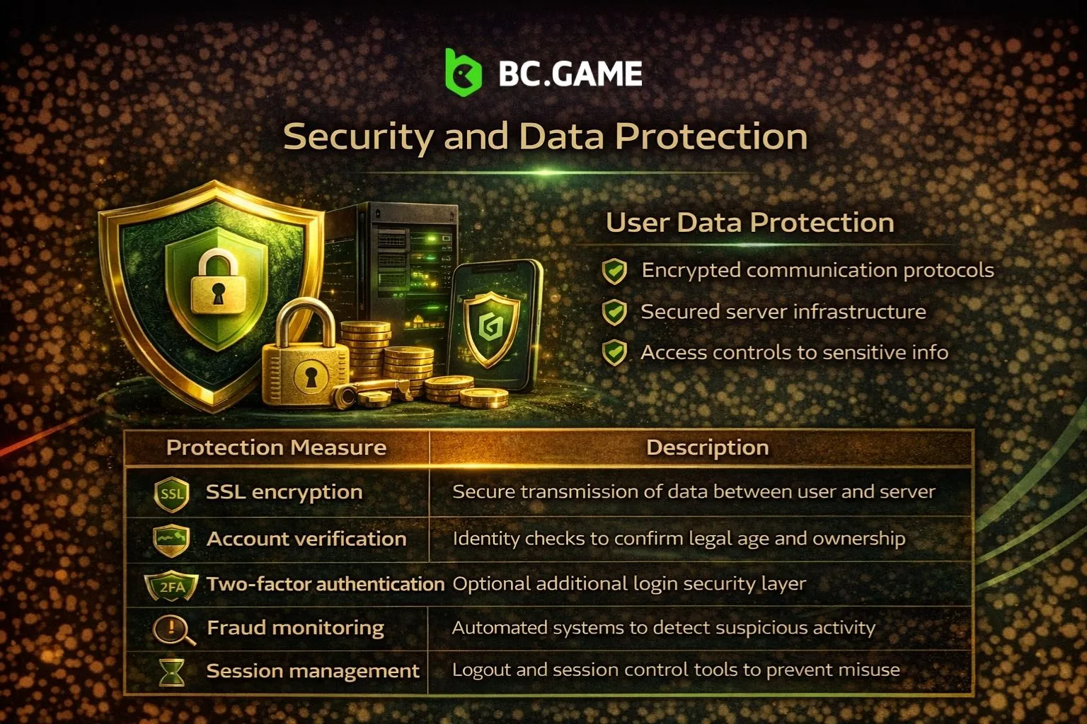 BC Game Security and Data Protection