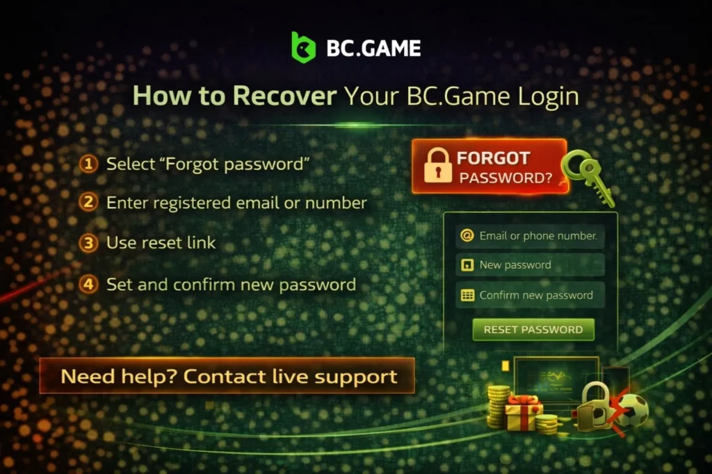 How to Recover Your BC.Game Login