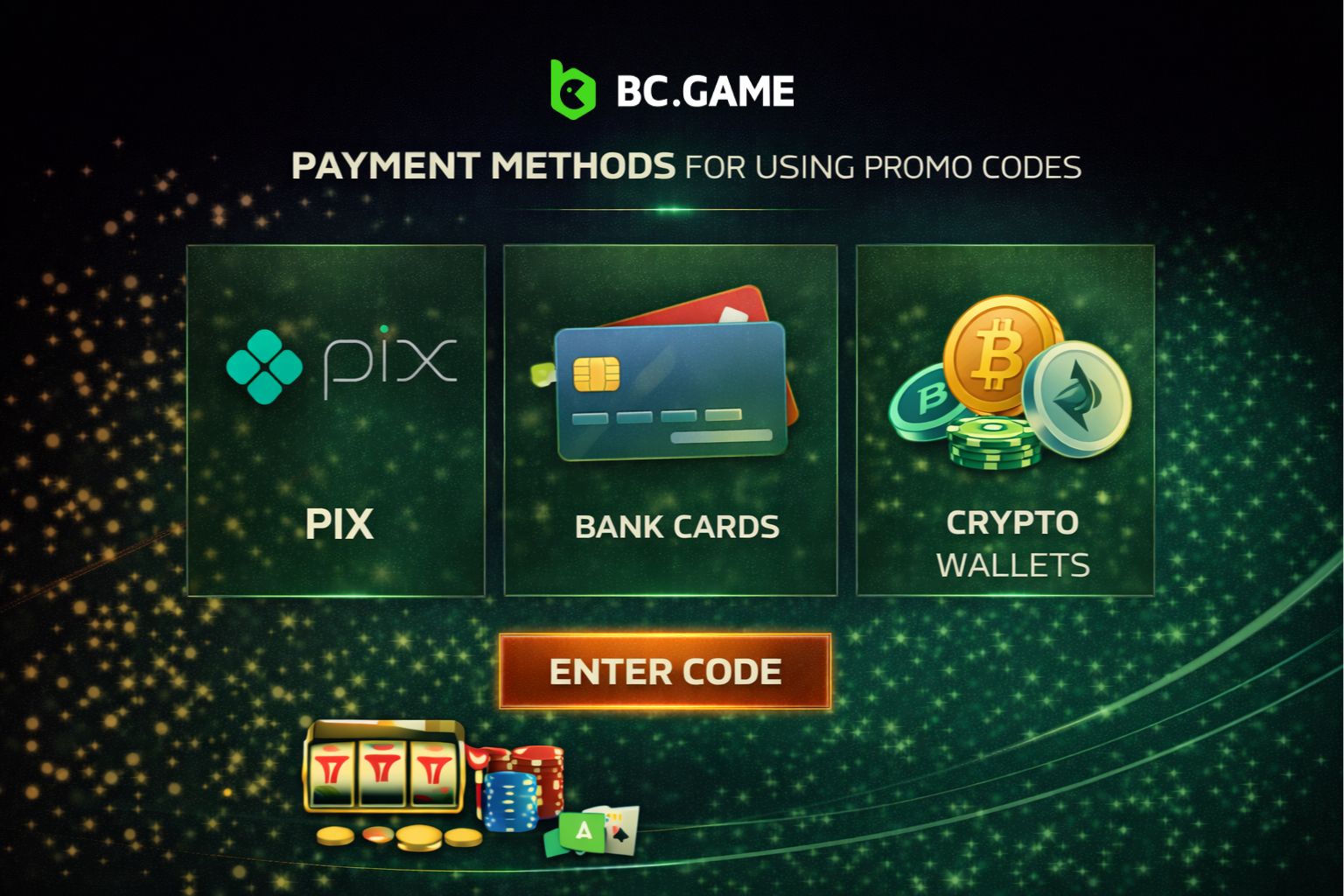 Payment Methods for Using Promo Codes