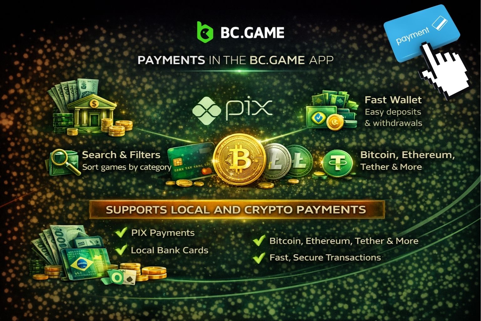 Payments in the BC.Game App