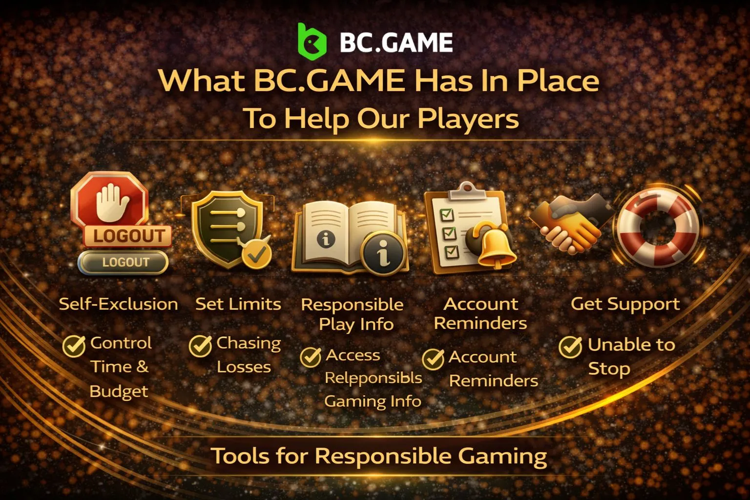 What BC.GAME Has In Place To Help Our Players